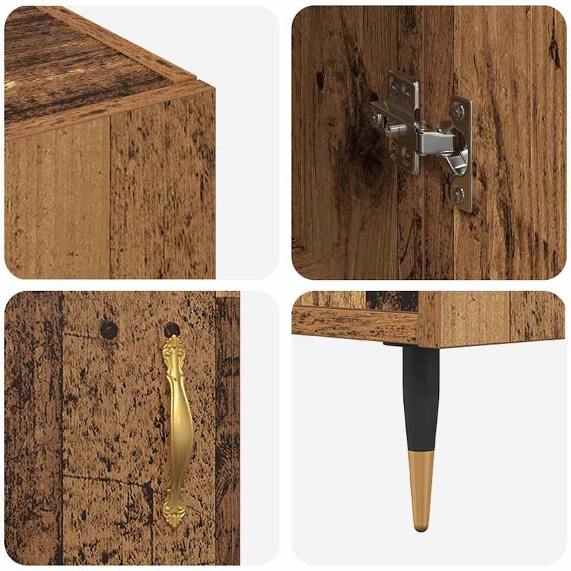 Casa si Gradina - Mobilier - Comode si corpuri - Comode - Bufet cu depozitare cu usa Maro 90 x 34 x 80 cm Lemn compozit - Infinity.ro