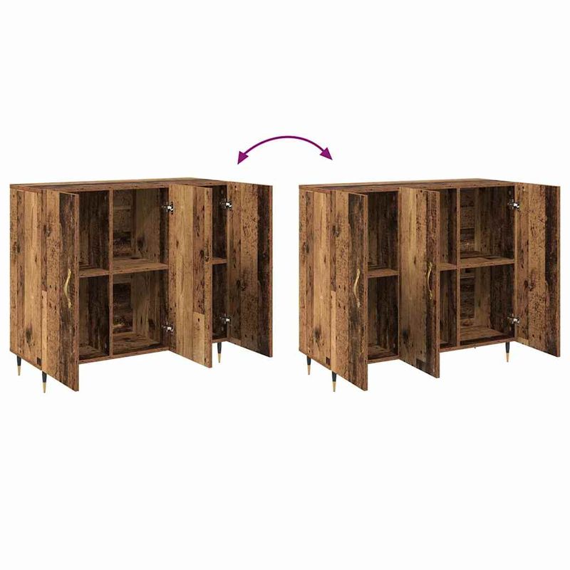 Casa si Gradina - Mobilier - Comode si corpuri - Comode - Bufet cu depozitare cu usa Maro 90 x 34 x 80 cm Lemn compozit - Infinity.ro