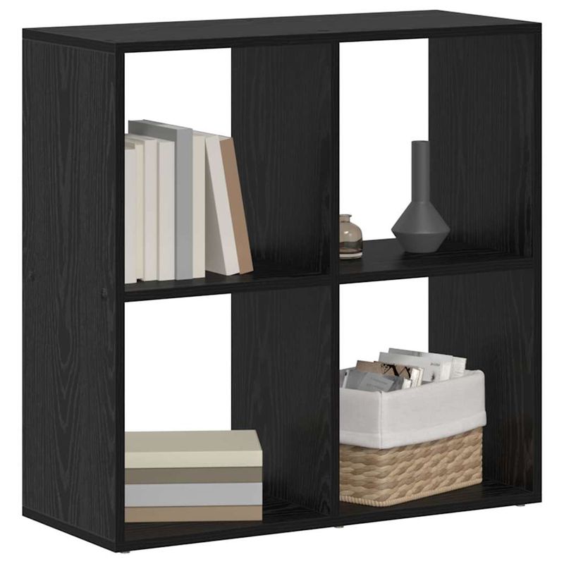 Casa si Gradina - Mobilier - Biblioteci si rafturi - Biblioteci - Dulap pentru carti Stejar negru 69.5 x 29 x 69.5 cm - Infinity.ro