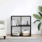 Casa si Gradina - Mobilier - Biblioteci si rafturi - Biblioteci - Dulap pentru carti Stejar negru 69.5 x 29 x 69.5 cm - Infinity.ro