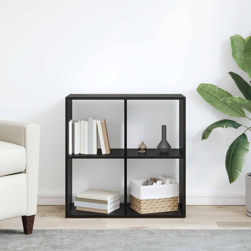 Casa si Gradina - Mobilier - Biblioteci si rafturi - Biblioteci - Dulap pentru carti Stejar negru 69.5 x 29 x 69.5 cm - Infinity.ro