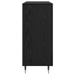 Casa si Gradina - Mobilier - Comode si corpuri - Comode - Bufet cu depozitare cu usa Negru 90 x 34 x 80 cm Lemn compozit - Infinity.ro