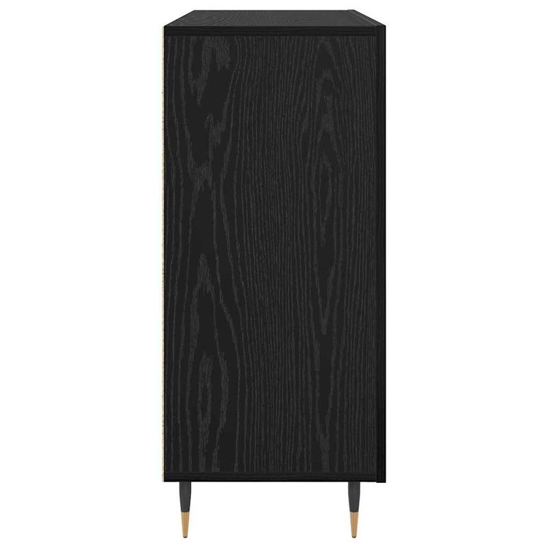 Casa si Gradina - Mobilier - Comode si corpuri - Comode - Bufet cu depozitare cu usa Negru 90 x 34 x 80 cm Lemn compozit - Infinity.ro