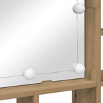 Casa si Gradina - Mobilier - Comode si corpuri - Masute de toaleta - Dulap cu oglinda stejar artizanal 91 x 15 x 76.5 cm - Infinity.ro