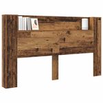 Casa si Gradina - Mobilier - Paturi si accesorii - Accesorii paturi - Tablie de pat Stejar inchis 200 cm Lemn compozit - Infinity.ro