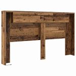 Casa si Gradina - Mobilier - Paturi si accesorii - Accesorii paturi - Tablie de pat Stejar inchis 200 cm Lemn compozit - Infinity.ro
