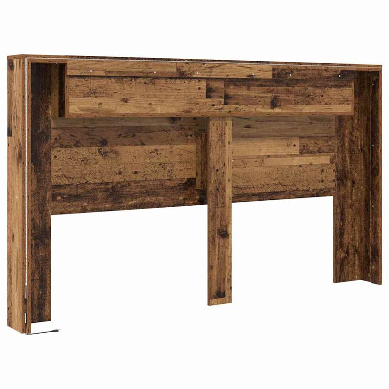 Casa si Gradina - Mobilier - Paturi si accesorii - Accesorii paturi - Tablie de pat Stejar inchis 200 cm Lemn compozit - Infinity.ro