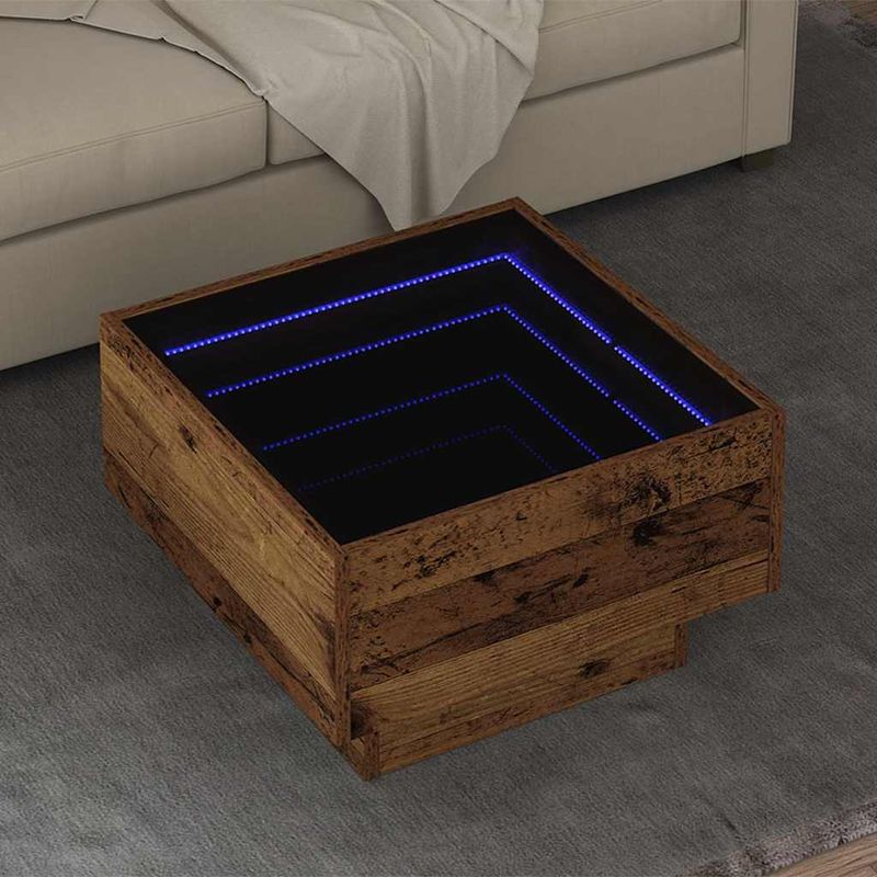 Casa si Gradina - Mobilier - Mese si birouri - Masute de cafea - Masa de cafea Lemn vechi 50 x 50 x 30 cm Lemn compozit - Infinity.ro