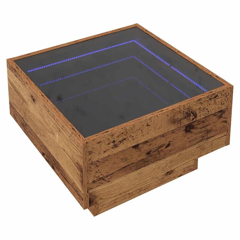Casa si Gradina - Mobilier - Mese si birouri - Masute de cafea - Masa de cafea Lemn vechi 50 x 50 x 30 cm Lemn compozit - Infinity.ro