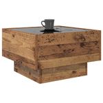 Casa si Gradina - Mobilier - Mese si birouri - Masute de cafea - Masa de cafea Lemn vechi 50 x 50 x 30 cm Lemn compozit - Infinity.ro