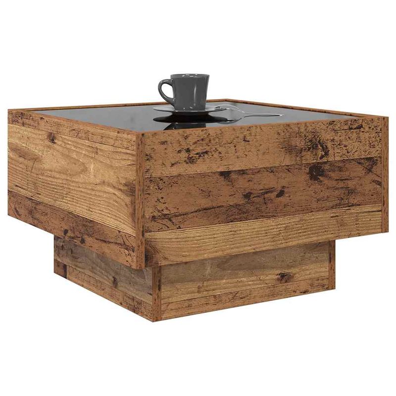 Casa si Gradina - Mobilier - Mese si birouri - Masute de cafea - Masa de cafea Lemn vechi 50 x 50 x 30 cm Lemn compozit - Infinity.ro