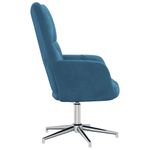 Casa si Gradina - Mobilier - Scaune si fotolii - Fotolii - Fotoliu de relaxare, albastru, catifea - Infinity.ro
