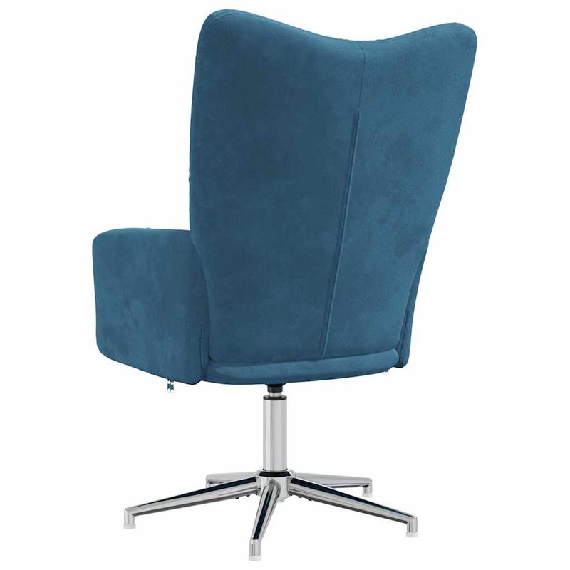 Casa si Gradina - Mobilier - Scaune si fotolii - Fotolii - Fotoliu de relaxare, albastru, catifea - Infinity.ro