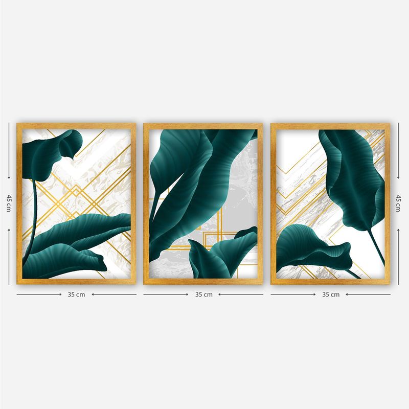 Casa si Gradina - Decoratiuni - Tablouri - Set tablouri decorative cu rama, Wallxpert, mdf, multicolor, 35x45 cm, 3 piese, 364LUL1258 - Infinity.ro