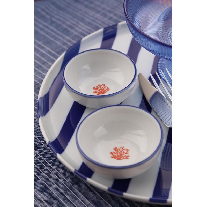 Casa si Gradina - Bucatarie si vesela - Vesela si tacamuri - Farfurii si boluri - Set boluri, Hermia, portelan, multicolor, 8x8 cm, 4 piese - Infinity.ro