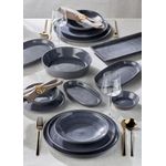 Casa si Gradina - Bucatarie si vesela - Vesela si tacamuri - Farfurii si boluri - Set boluri, Hermia, ceramica, gri, 15x15x5 cm, 6 piese - Infinity.ro