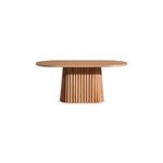 Casa si Gradina - Mobilier - Seturi de mobilier - Seturi mese si scaune - Set masa si scaune, Hanah Home, mdf, lemn de fag, natural, masa 170x90x75 cm, 4 scaune - Infinity.ro