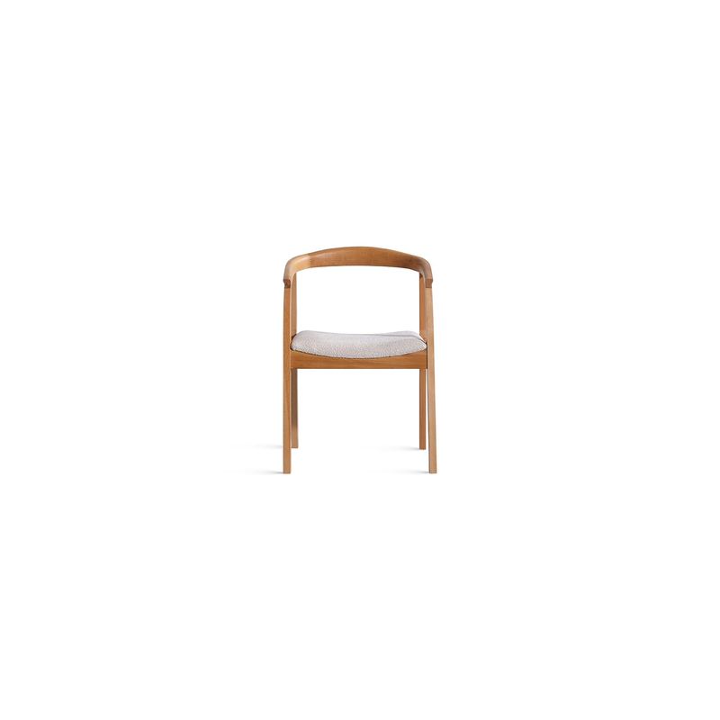 Casa si Gradina - Mobilier - Seturi de mobilier - Seturi mese si scaune - Set masa si scaune, Hanah Home, mdf, lemn de fag, natural, masa 170x90x75 cm, 4 scaune - Infinity.ro