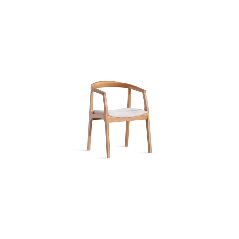 Casa si Gradina - Mobilier - Seturi de mobilier - Seturi mese si scaune - Set masa si scaune, Hanah Home, mdf, lemn de fag, natural, masa 170x90x75 cm, 4 scaune - Infinity.ro