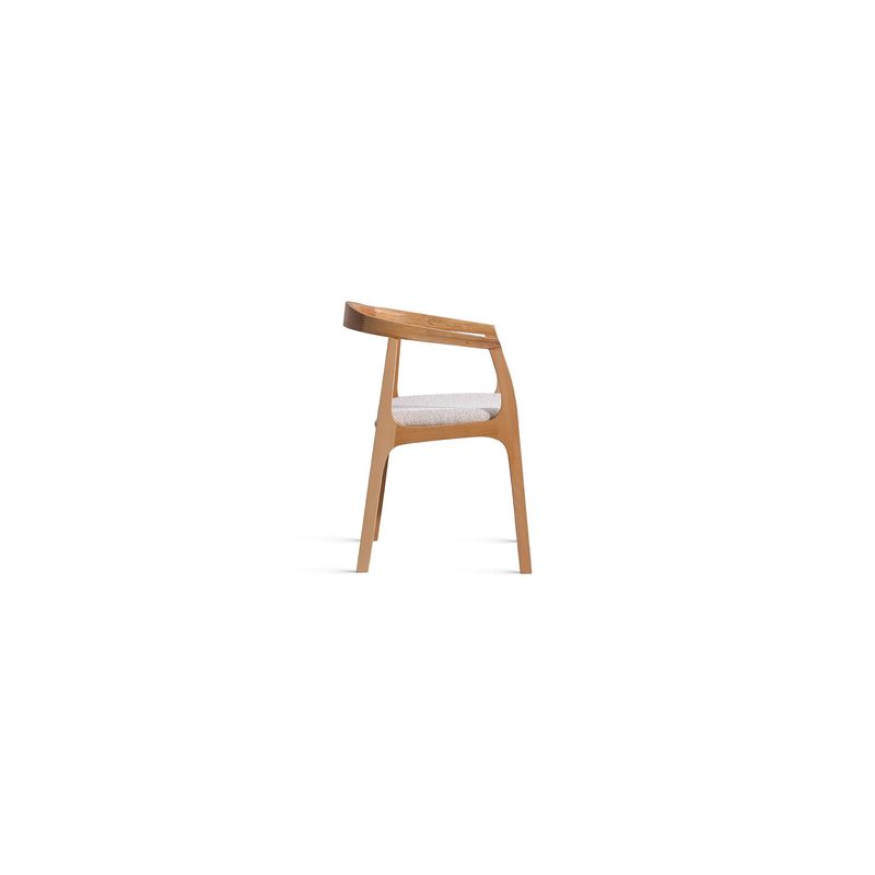 Casa si Gradina - Mobilier - Seturi de mobilier - Seturi mese si scaune - Set masa si scaune, Hanah Home, mdf, lemn de fag, natural, masa 170x90x75 cm, 4 scaune - Infinity.ro