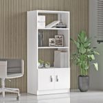 Casa si Gradina - Mobilier - Mese si birouri - Birouri - Set mobilier birou, Hanah Home, pal melaminat, alb, 5 piese - Infinity.ro