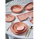 Casa si Gradina - Bucatarie si vesela - Vesela si tacamuri - Farfurii si boluri - Set boluri, Hermia, ceramica, somon, 15x15x5 cm, 6 piese - Infinity.ro