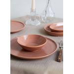 Casa si Gradina - Bucatarie si vesela - Vesela si tacamuri - Farfurii si boluri - Set boluri, Hermia, ceramica, somon, 15x15x5 cm, 6 piese - Infinity.ro