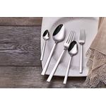 Casa si Gradina - Bucatarie si vesela - Vesela si tacamuri - Tacamuri si seturi - Set tacamuri 30 piese, Hermia, otel inoxidabil, crom, 207PLM1101 - Infinity.ro