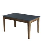 Casa si Gradina - Mobilier - Seturi de mobilier - Seturi living - Set mobilier living, Hanah Home, pal melaminat, nuc si antracit, comoda 180x78.6x35 cm, masa 145x75x88 cm - Infinity.ro