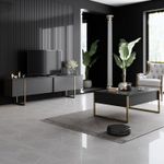 Casa si Gradina - Mobilier - Seturi de mobilier - Seturi living - Set mobilier living, Hanah Home, pal melaminat, antracit si auriu - Infinity.ro