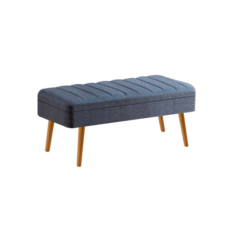 Casa si Gradina - Mobilier - Seturi de mobilier - Seturi mese si scaune - Set masa si scaune extensibile, Hanah Home, pal melaminat, pin atlantic si albastru inchis, masa 129-163x80x75 cm - Infinity.ro