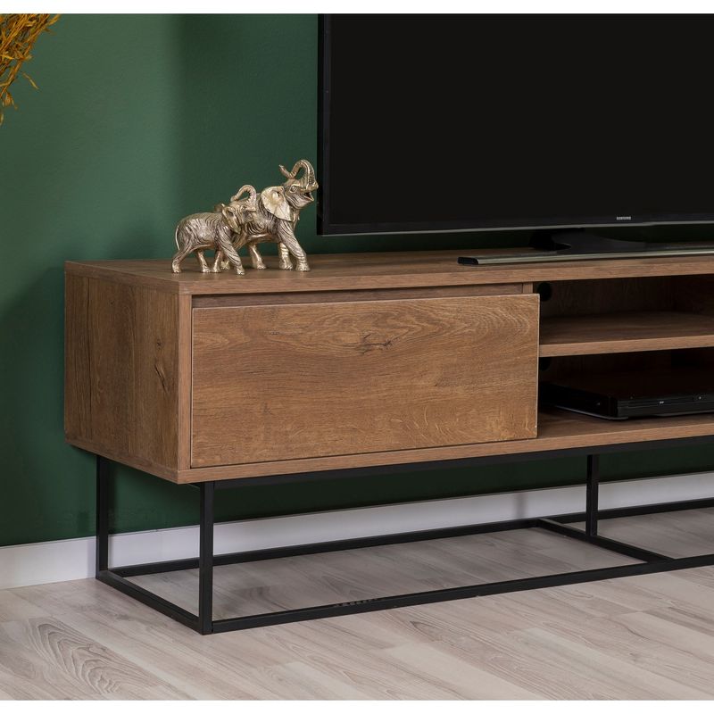 Casa si Gradina - Mobilier - Seturi de mobilier - Seturi living - Set mobilier living, Hanah Home, pal melaminat, nuc si negru - Infinity.ro
