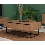 Casa si Gradina - Mobilier - Seturi de mobilier - Seturi living - Set mobilier living, Hanah Home, pal melaminat, nuc si negru - Infinity.ro