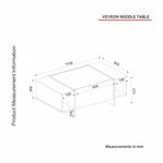 Casa si Gradina - Mobilier - Seturi de mobilier - Seturi living - Set mobilier living, Hanah Home, pal melaminat, negru auriu - Infinity.ro