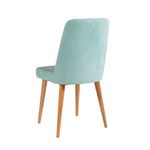 Casa si Gradina - Mobilier - Seturi de mobilier - Seturi mese si scaune - Set masa extensibila si scaune, Hanah Home, PAL melaminat, pin atlantic si verde fistic, masa 129x80x75 cm - Infinity.ro