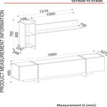 Casa si Gradina - Mobilier - Seturi de mobilier - Seturi living - Set mobilier living, Hanah Home, pal melaminat, negru auriu - Infinity.ro