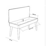 Casa si Gradina - Mobilier - Seturi de mobilier - Seturi mese si scaune - Set masa extensibila si scaune, Hanah Home, PAL melaminat, pin atlantic si verde fistic, masa 129x80x75 cm - Infinity.ro