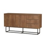 Casa si Gradina - Mobilier - Seturi de mobilier - Seturi living - Set mobilier living, Hanah Home, pal melaminat, nuc si negru - Infinity.ro