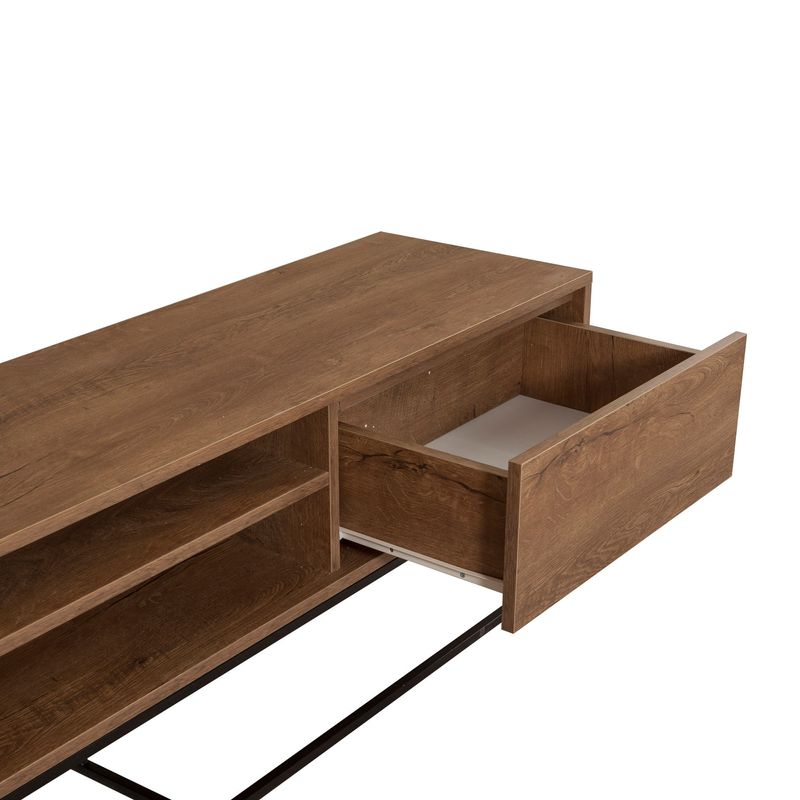 Casa si Gradina - Mobilier - Seturi de mobilier - Seturi living - Set mobilier living, Hanah Home, pal melaminat, nuc si negru - Infinity.ro