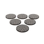 Casa si Gradina - Bucatarie si vesela - Accesorii bar - Suporturi bauturi - Set suporturi pentru pahare, Hermia, lemn, multicolor, diametru 9 cm - Infinity.ro