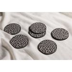 Casa si Gradina - Bucatarie si vesela - Accesorii bar - Suporturi bauturi - Set suporturi pentru pahare, Hermia, lemn, multicolor, diametru 9 cm - Infinity.ro
