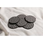 Casa si Gradina - Bucatarie si vesela - Accesorii bar - Suporturi bauturi - Set suporturi pentru pahare, Hermia, lemn, multicolor, diametru 9 cm - Infinity.ro
