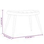 Casa si Gradina - Mobilier - Scaune si fotolii - Fotolii - Fotoliu de relaxare cu taburet, albastru, catifea - Infinity.ro