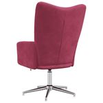 Casa si Gradina - Mobilier - Scaune si fotolii - Fotolii - Fotoliu de relaxare, rosu vin, catifea - Infinity.ro