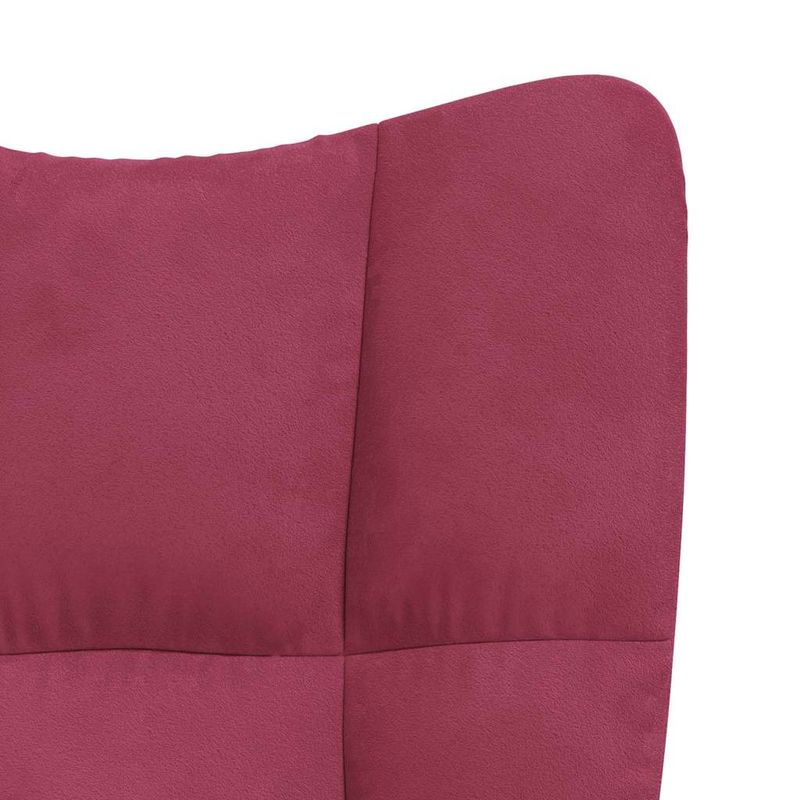 Casa si Gradina - Mobilier - Scaune si fotolii - Fotolii - Fotoliu de relaxare, rosu vin, catifea - Infinity.ro