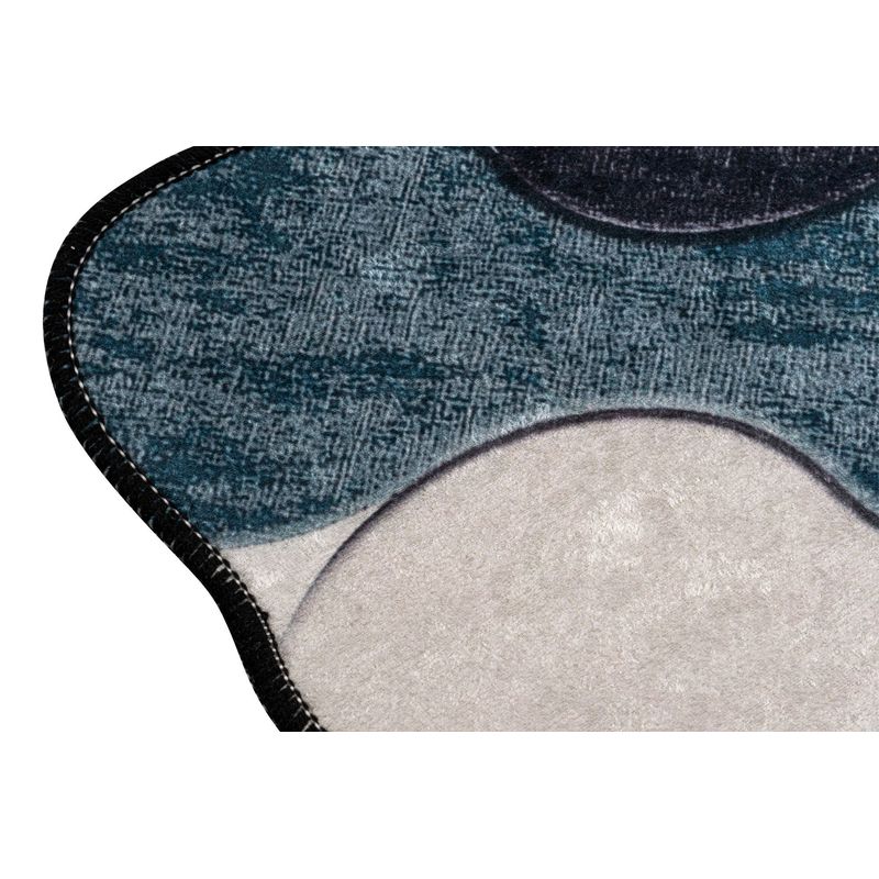 Casa si Gradina - Textile si covoare - Covoare - Covorase baie - Set covorase de baie, L'essentiel Maison, albastru, albastru inchis, alb, bej, 60x100 cm + 50x60 cm, 100% poliester, antiderapant, antibacterian - Infinity.ro