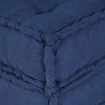 Casa si Gradina - Gradina si terasa - Mobilier exterior - Canapele si fotolii gradina - Fotolii puf modulare, 2 buc., indigo, textil - Infinity.ro