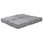 Casa si Gradina - Gradina si terasa - Mobilier exterior - Canapele si fotolii gradina - Canapea puf modulara 2 locuri, convertibila gri deschis textil - Infinity.ro
