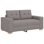 Casa si Gradina - Mobilier - Canapele si coltare - Canapele - Set canapea, 3 piese, perne taupe, textil - Infinity.ro