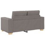 Casa si Gradina - Mobilier - Canapele si coltare - Canapele - Set canapea, 3 piese, perne taupe, textil - Infinity.ro